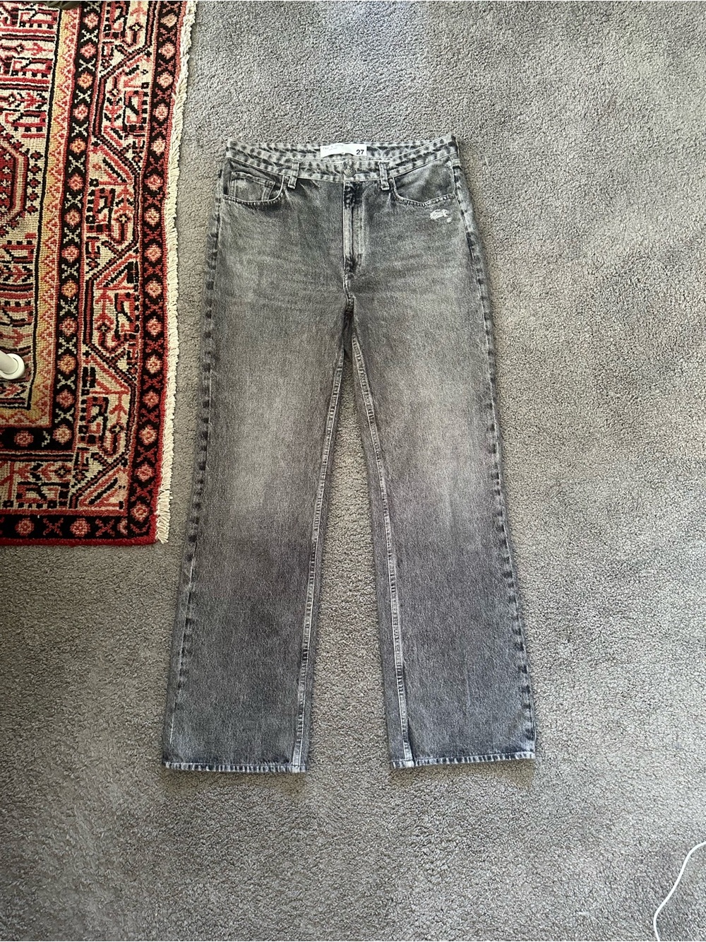 rag & bone Miramar Shea Relaxed Straight Leg Sweatpants Jeans